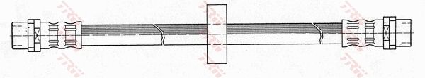 TRW PHA262 Fren Hortumu - . Görsel