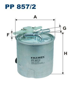 FILTRON PP8572 Yakıt Filtresi