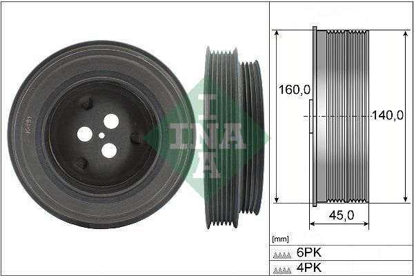 INA 544013110 Krank Kasnağı - . Görsel