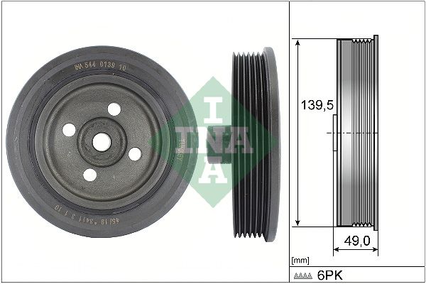 INA 544013910 Krank Kasnağı