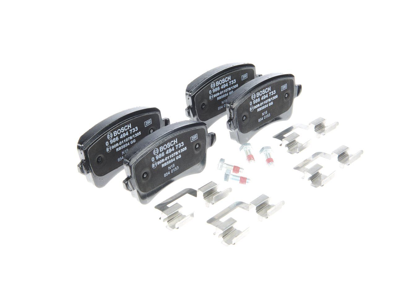 BOSCH 0986494733 Arka Fren Balatası - . Görsel