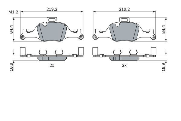 BOSCH 0986424849 Disk Balata - . Görsel