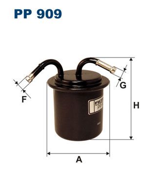 FILTRON PP909 Yakıt Filtresi - . Görsel