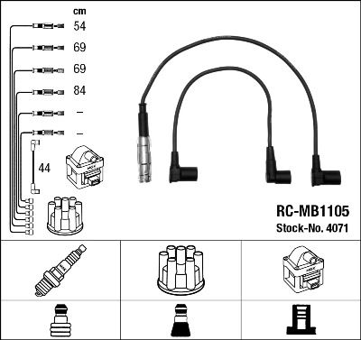 Rc-Mb1105 Ateşleme Kablosu