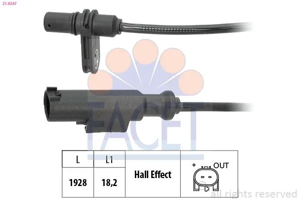 Abs Sensörü Arka Sol VOLKSWAGEN ORJINAL 2E0927748S