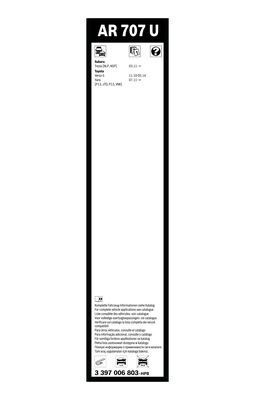 BOSCH 3397006803 Twin Silecek - . Görsel