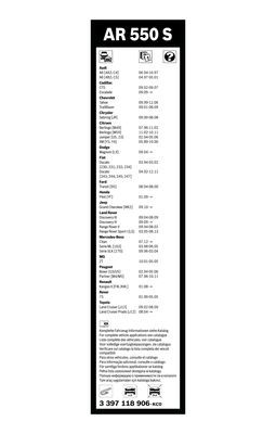 BOSCH 3397118906 Silecek Süpürgesi Ön Takım - . Görsel