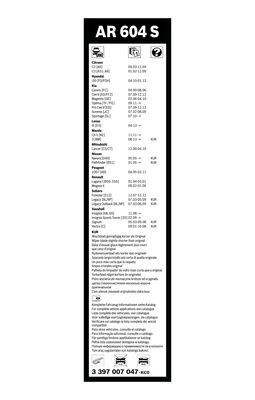 BOSCH 3397118908 Silecek Süpürgesi Ön Takım - . Görsel