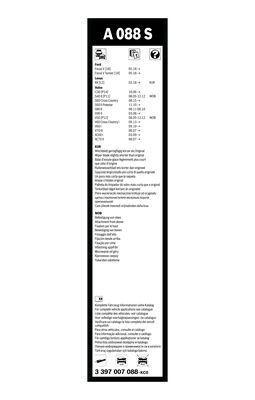 BOSCH 3397007088 Silecek Süpürgesi Ön Takım - . Görsel