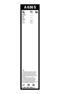 BOSCH 3397007636 Twin Silecek - . Görsel