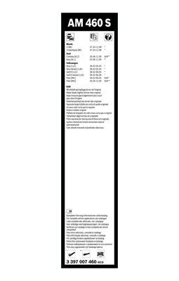 BOSCH 3397007460 Twin Silecek - . Görsel