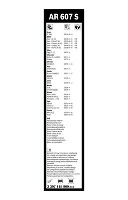 BOSCH 3397118909 Silecek Süpürgesi Ön Takım - . Görsel