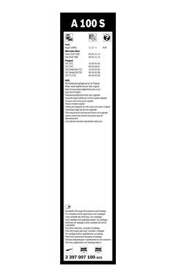 BOSCH 3397007100 Silecek Süpürgesi Ön Takım - . Görsel