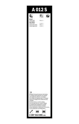 BOSCH 3397014095 Twin Silecek - . Görsel