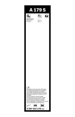BOSCH 3397014179 Silecek Süpürgesi Ön Takım - . Görsel