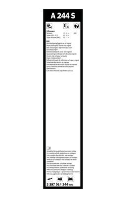 BOSCH 3397014244 Silecek Süpürgesi Ön Takım - . Görsel