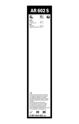 BOSCH 3397014421 Silecek Süpürgesi Ön Takım - . Görsel