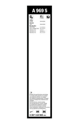 BOSCH 3397118969 Silecek Süpürgesi Ön - . Görsel