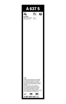 BOSCH 3397007637 Twin Silecek - . Görsel