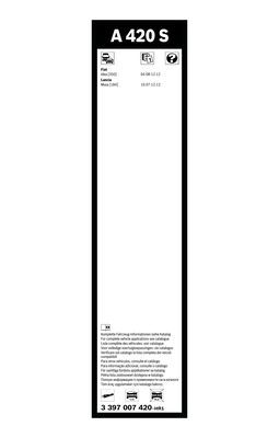 BOSCH 3397007420 Twin Silecek - . Görsel