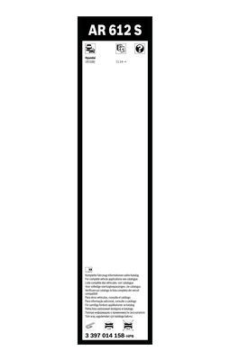 BOSCH 3397014158 Silecek Süpürgesi Ön Takım - . Görsel
