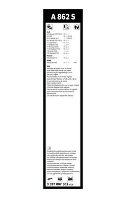 BOSCH 3397007862 Twin Silecek - . Görsel