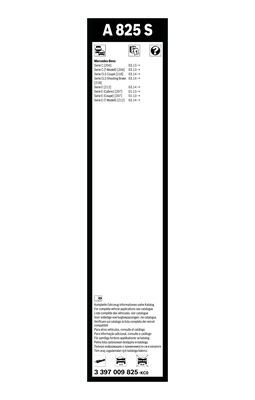 BOSCH 3397009825 Silecek Süpürgesi Ön Takım - . Görsel