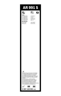 Aerotwin Silecek Seti 650/575 Mm Ar 991 - . Görsel