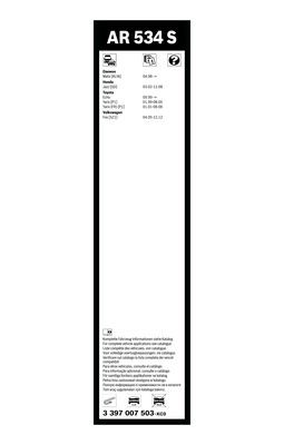 Aerotwin Silecek Tk 53Cm 38Cm Muz Tipi Yaris - . Görsel