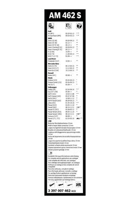 BOSCH 3397007462 Silecek Süpürgesi Ön Takım - . Görsel