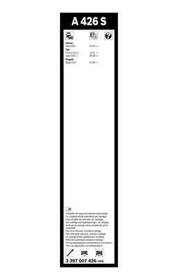 Aerotwin Silecek Tk 65Cm 47.5Cm Muz Tipi Bipper Nemo - . Görsel