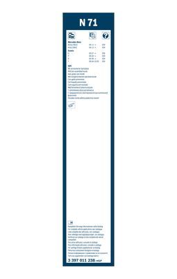 BOSCH 3397011238 Twin Silecek - . Görsel