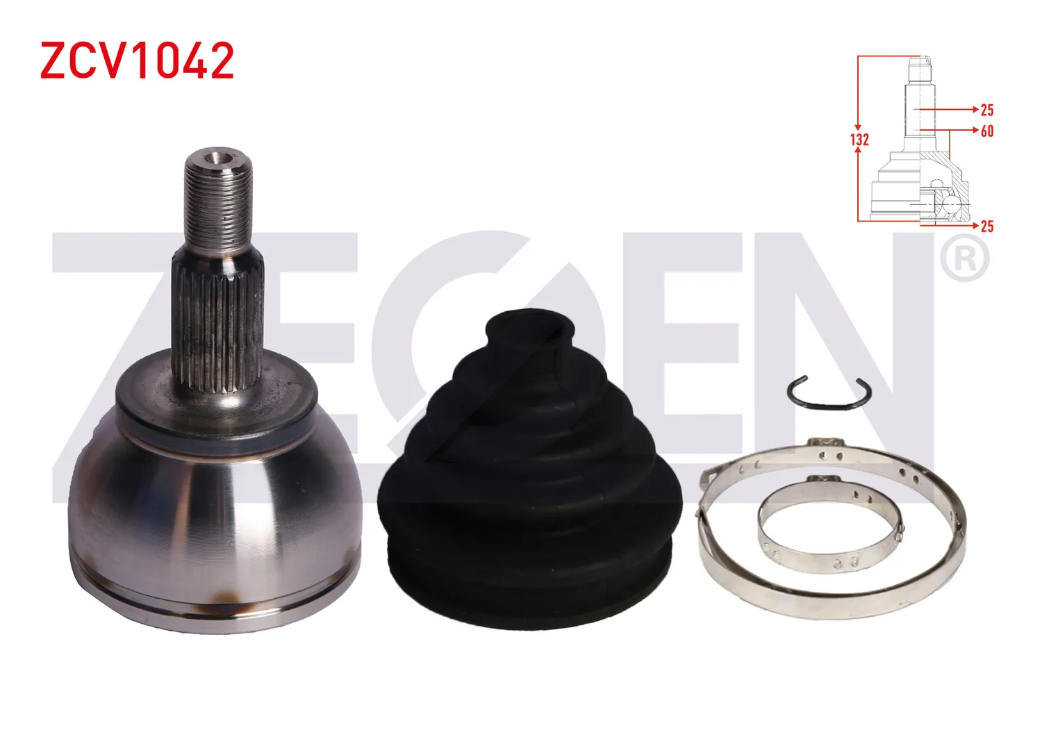 Aks Kafası Ön Dış Sağ veya Sol ZEGEN ZCV1042