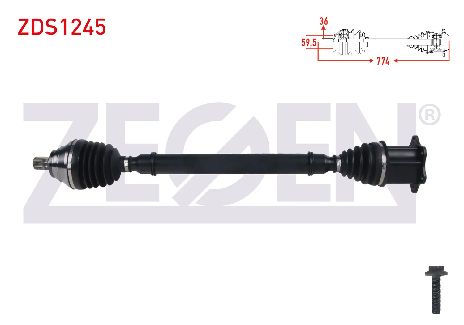 Aks Komple Ön Sağ ZEGEN ZDS1245