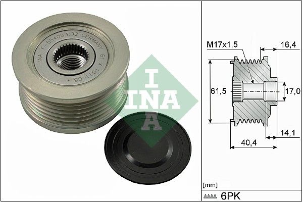 INA 535011510 Alternatör Kasnağı
