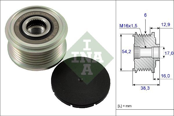 INA 535006210 Alternatör Kasnağı