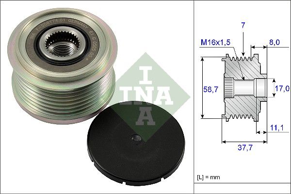 INA 535012810 Alternatör Kasnağı