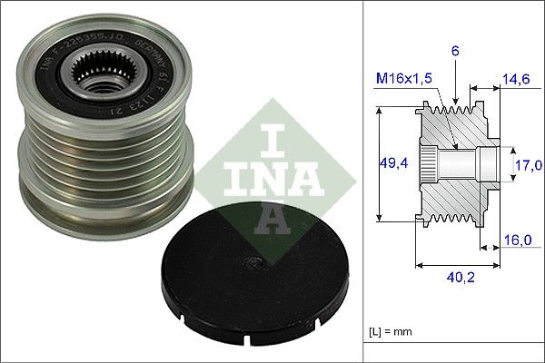 INA 535000110 Alternatör Kasnağı