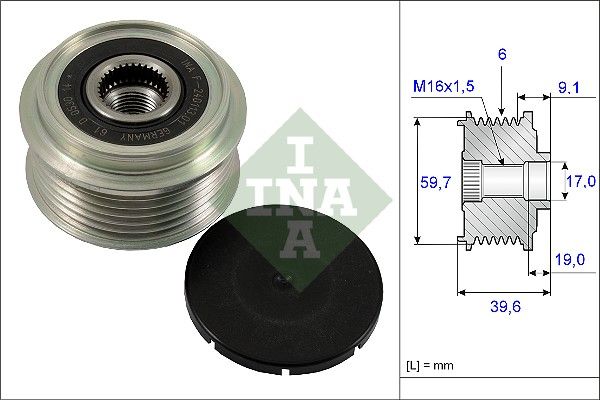INA 535006510 Alternatör Kasnağı