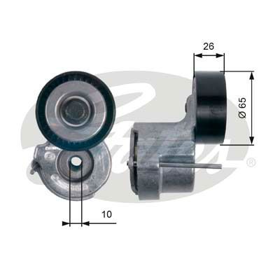 GATES T39174 V Kayış Gergi Rulmanı