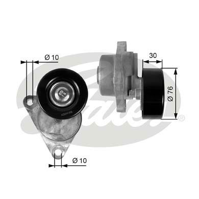 GATES T38376 V Kayış Gergi Rulmanı