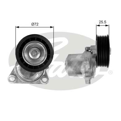 GATES T38408 V Kayış Gergi Rulmanı