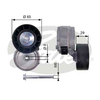GATES T38364 V Kayış Gergisi Komple
