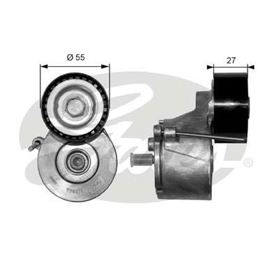 GATES T38371 V Kayış Gergi Rulmanı