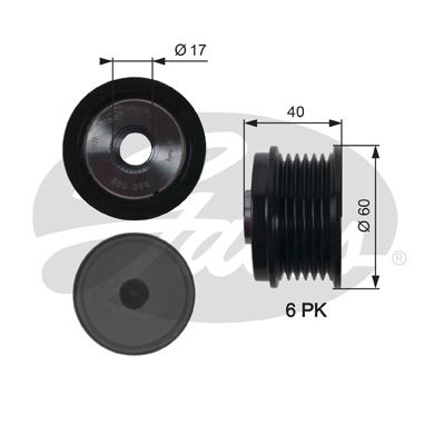 GATES OAP7154 Alternatör Kasnağı