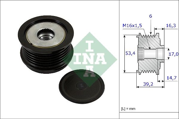 INA 535023610 Alternatör Kasnağı