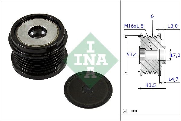 INA 535023710 Alternatör Kasnağı