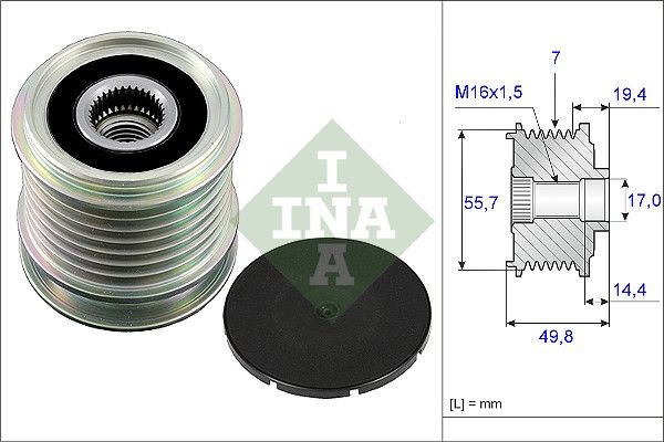 INA 535016510 Alternatör Kasnağı