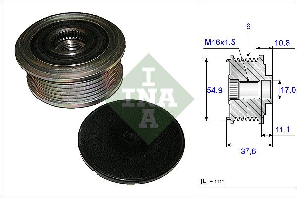 INA 535012310 Alternatör Kasnağı - . Görsel