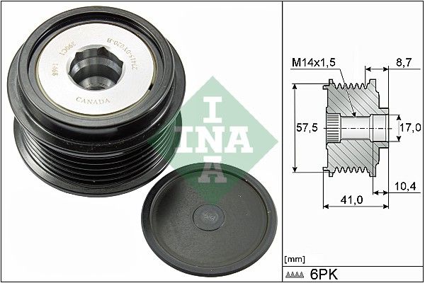 INA 535028210 Alternatör Kasnağı